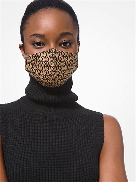 michael kors mouth mask|Logo Stretch Cotton Face Mask .